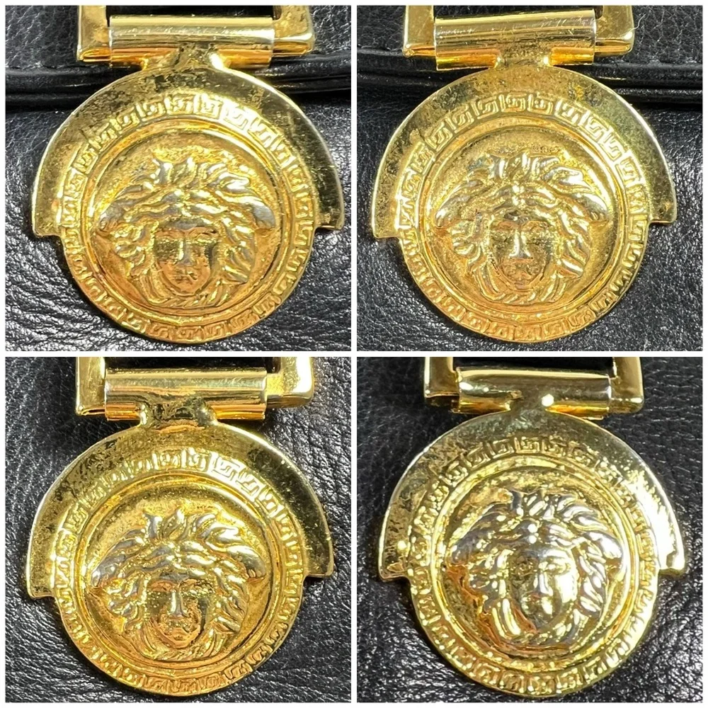 Gianni Versace Mini Leather Medusa Medallion Shoulder Bag - Picture 9 of 14